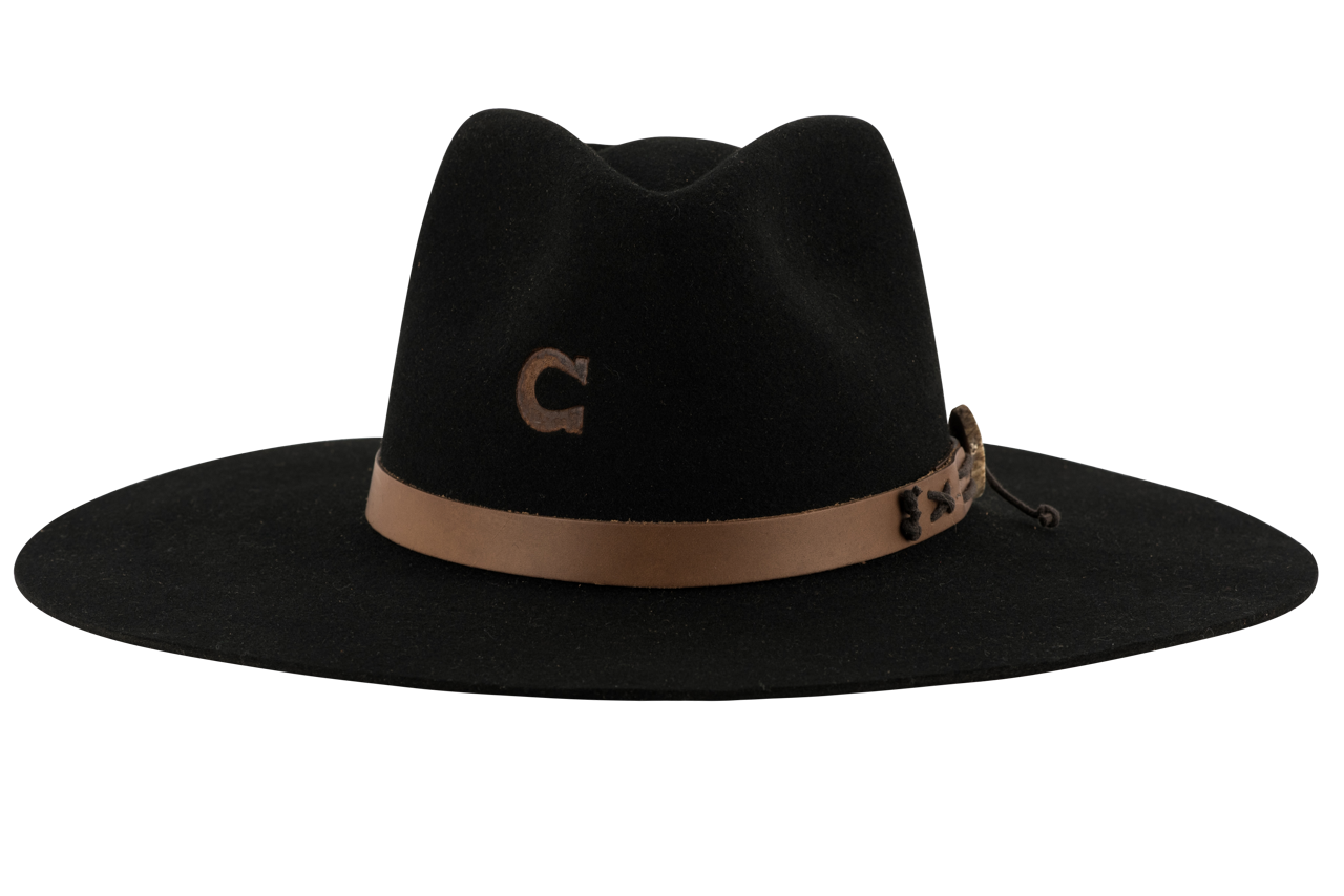 Charlie 1 Horse Tepee Hat - Black Western Cowboy Hat for Men & Women | Perfect for Rodeo, Country Music Festivals & Outdoor Adventures
