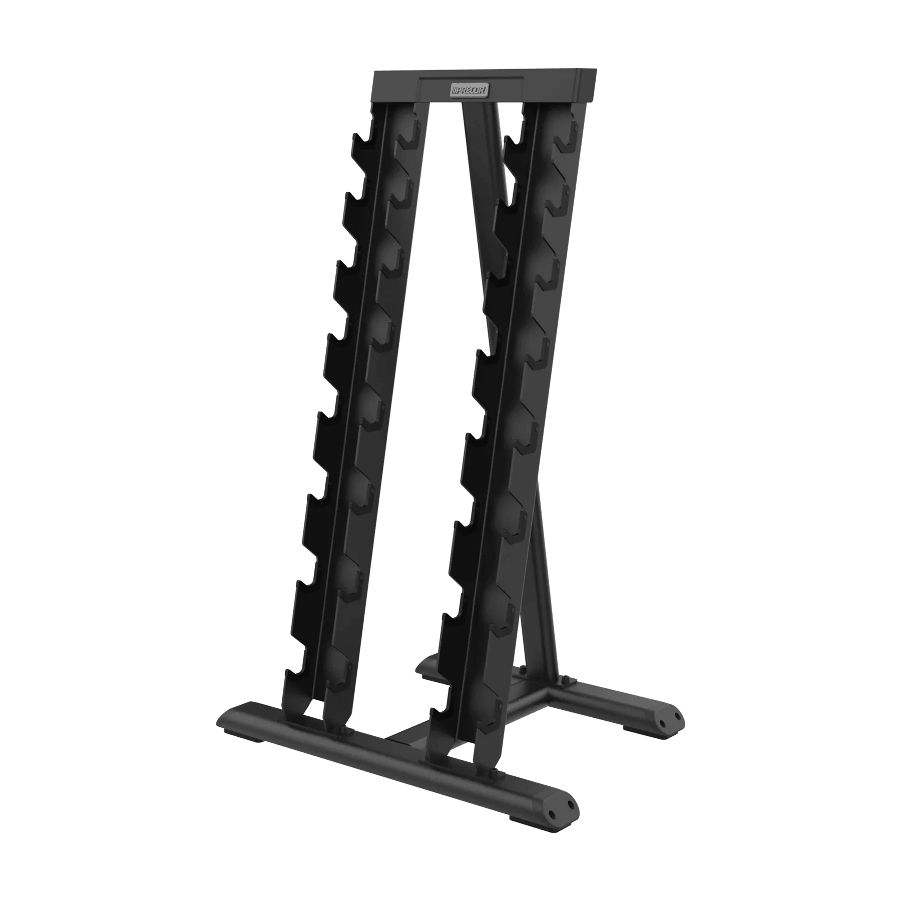 Precor Vitality Series Vertical Dumbbell Rack (VBR 6809) - Heavy Duty Gym Storage for Home & Commercial Use - Perfect for Weight Training & Fitness Organization