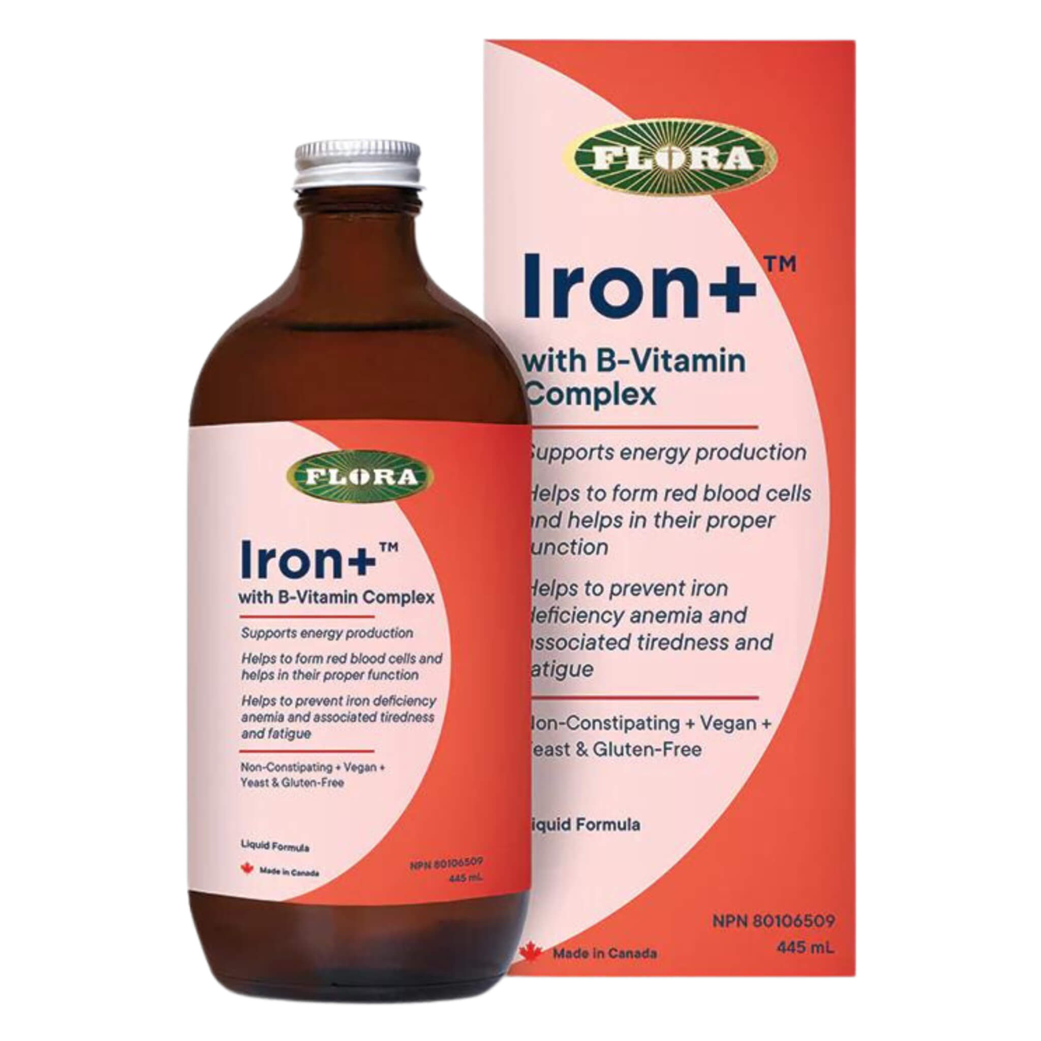 Premium Iron Liquid Supplement for Energy & Vitality - Supports Healthy Blood & Immune System - Ideal for Athletes, Vegans & Anemia Relief