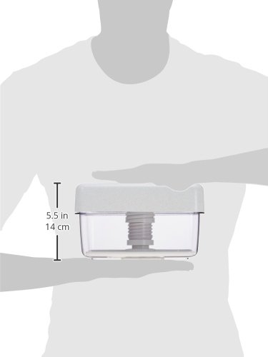 Japanese Plastic Tsukemono Pickle Press Container - 2L Rectangular Vegetable Fermenter for Homemade Kimchi, Sauerkraut & Pickles - Perfect for Fermenting, Meal Prep & Healthy Eating