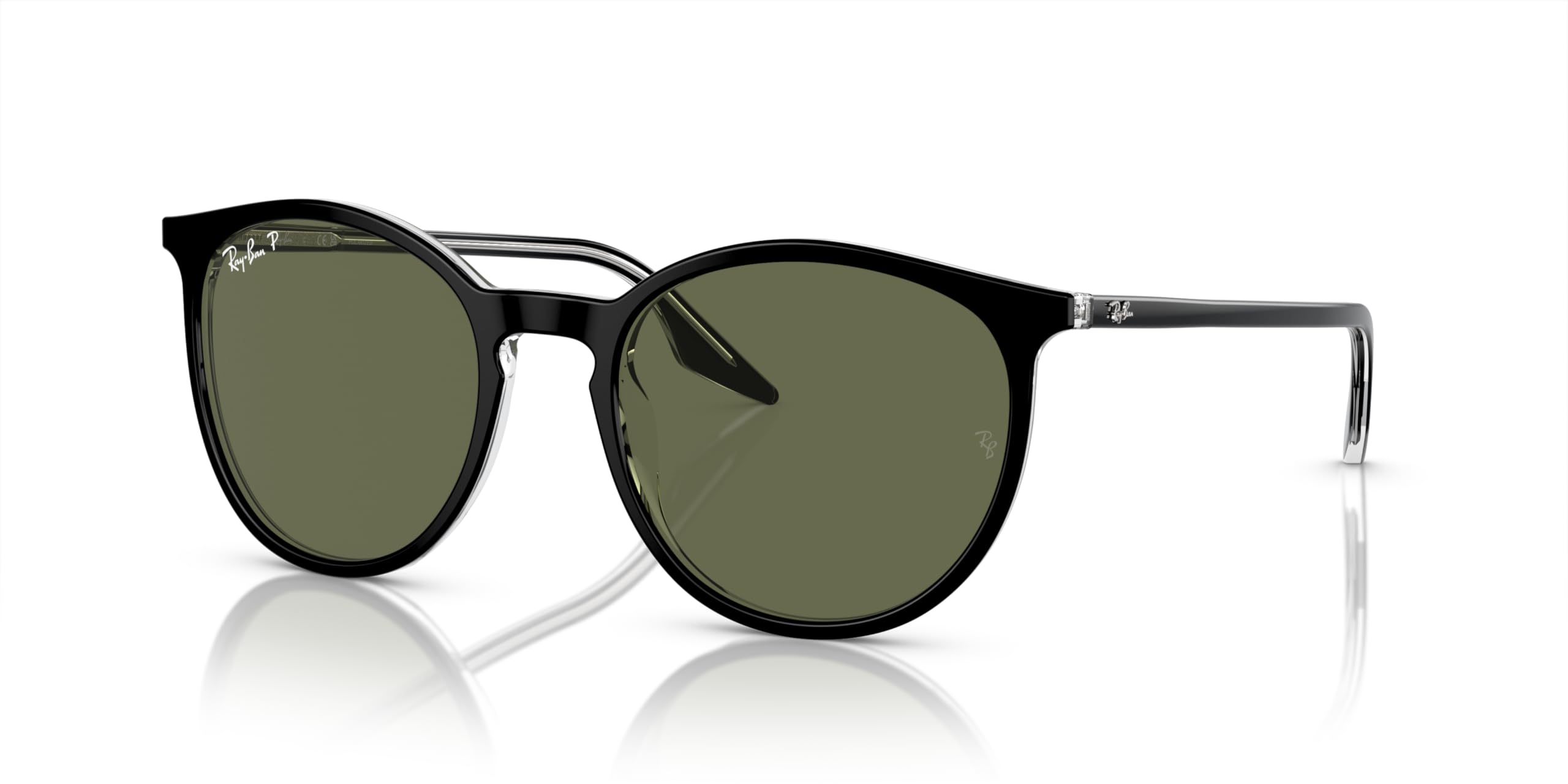 Ray-Ban RB2204 Round Polarized Sunglasses for Men & Women - Classic Vintage Style UV Protection - Perfect for Driving, Beach & Outdoor Activities
