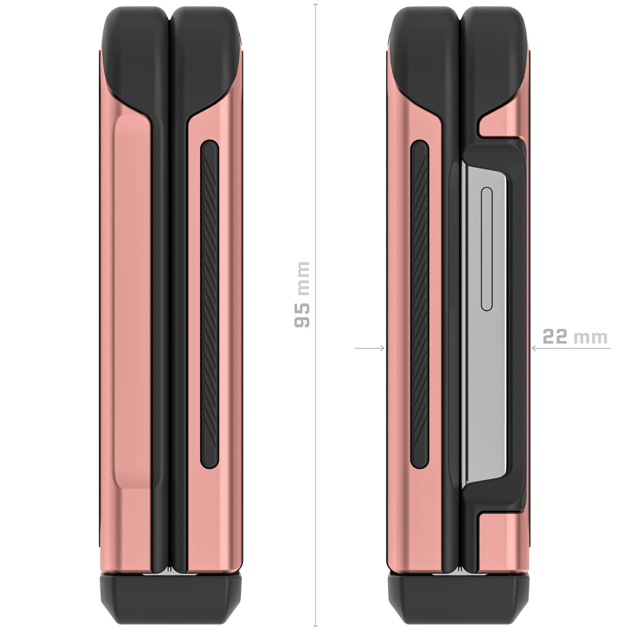 Samsung Galaxy Flip 6 Clear Aluminum Protective Case - Ultra Slim & Durable Cover for Galaxy Z Flip 6 - Perfect for Everyday Use, Travel & Outdoor Activities