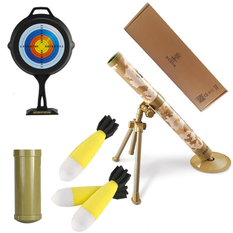 Best Foam Rocket Mortar Launcher Toy for Kids - Outdoor Fun & Backyard Games - Safe Foam Projectile Launcher for Birthday Parties, Camping & Summer Activities