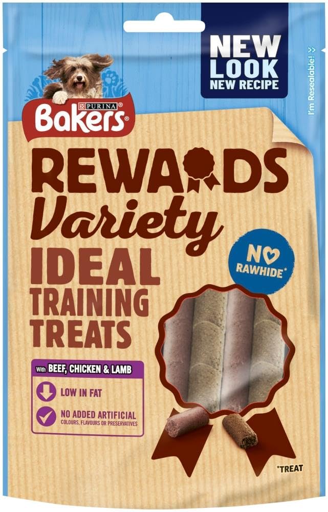 Premium Baker's Dog Treats Mixed Variety - Natural & Healthy Rewards for Training (100g) - Perfect for Small & Medium Dogs, Puppies & Adult Canines