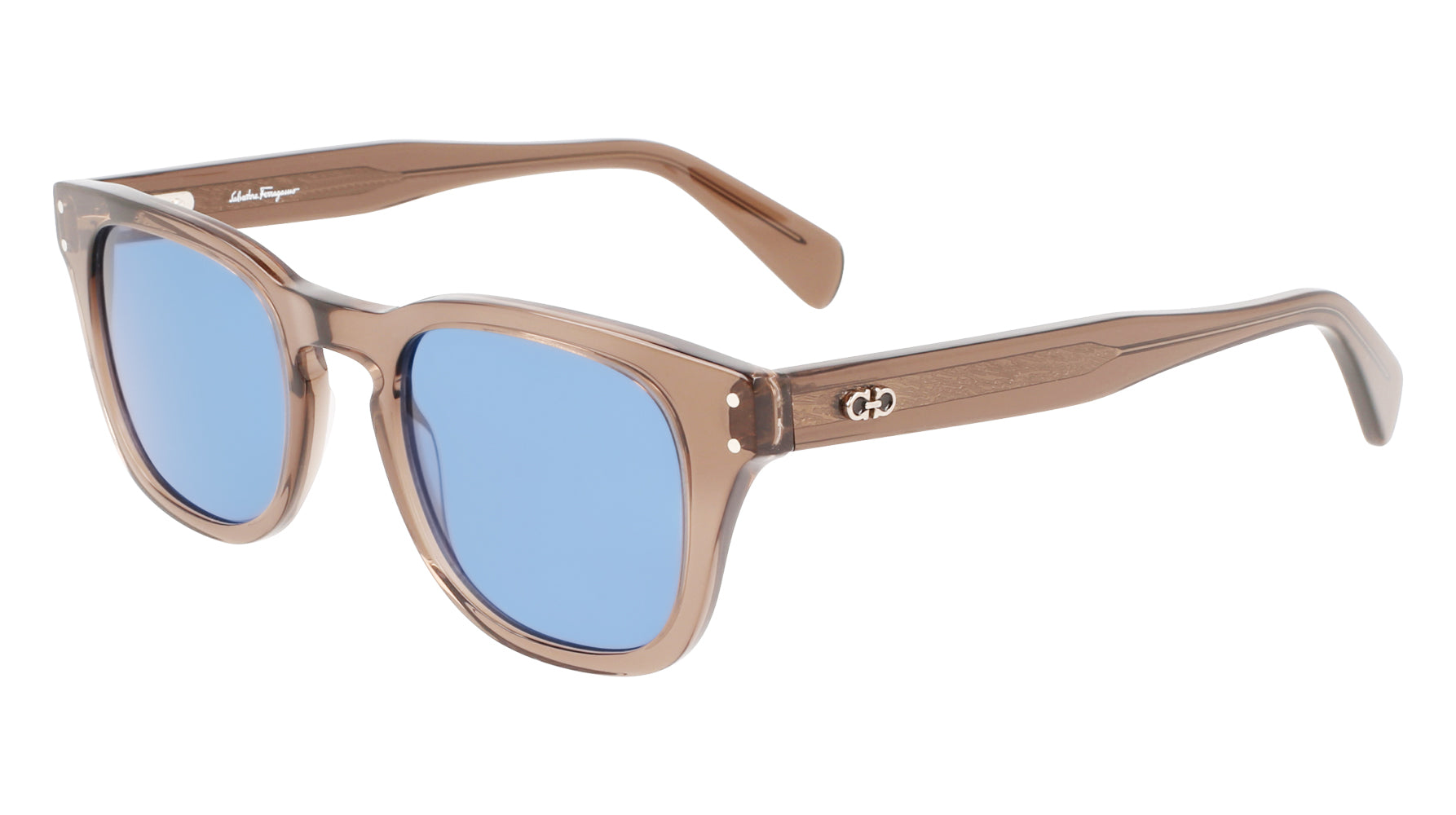 Brown Transparent/Blue