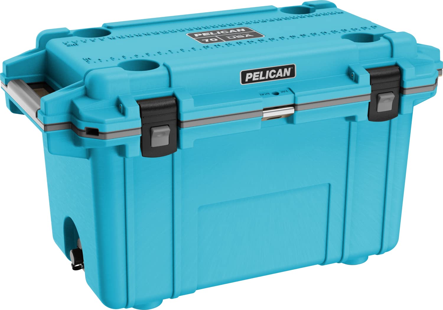 Pelican 70 Quart Elite Cooler - Premium Heavy-Duty Cooler for Camping, Fishing, and Outdoor Adventures - Keeps Ice for Days - Perfect for Picnics, Beach Trips, and Tailgating