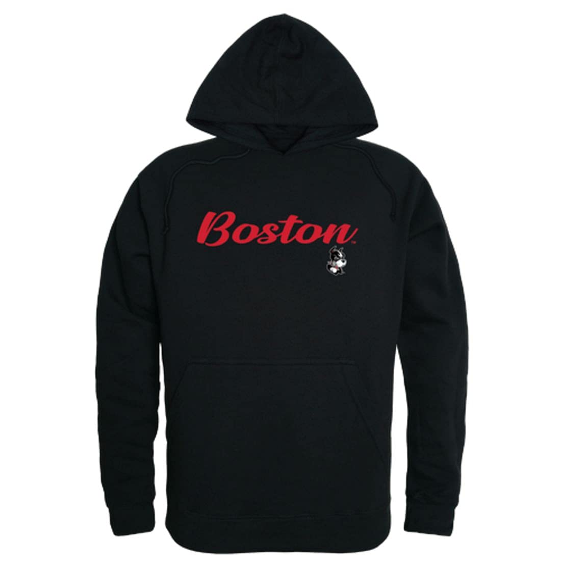 W Republic Boston University Terriers Men's Script Hoodie Sweatshirt - Comfortable College Apparel for Game Day & Campus Life