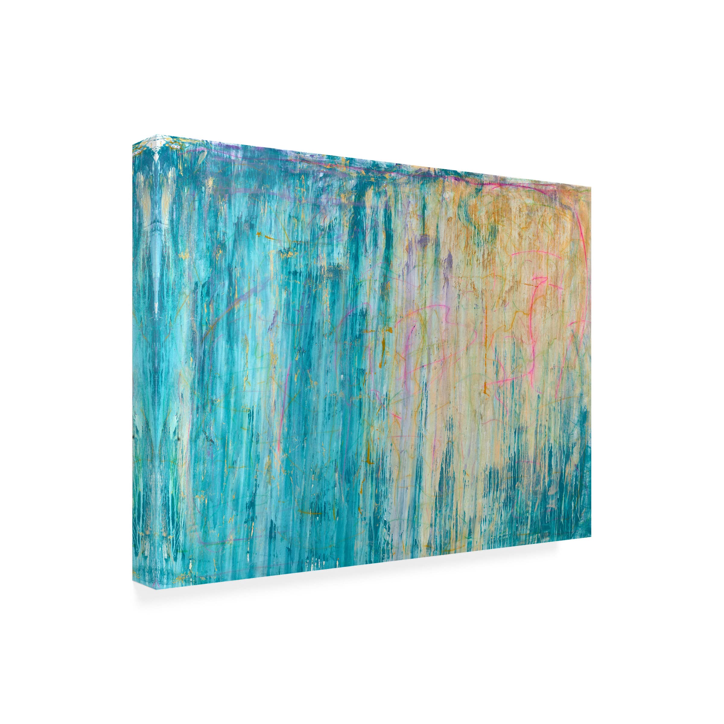 Trademark Fine Art 'Lausanne' Canvas Wall Art Print by Sona - Modern Home Decor for Living Room, Bedroom & Office