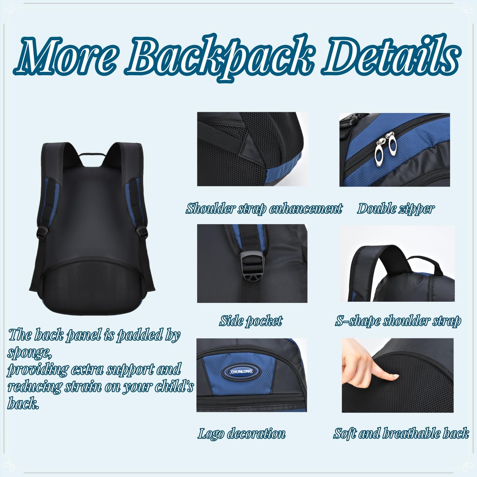 VIDOSCLA Kids Backpack for School & Travel - Lightweight Durable Book Bag for Boys & Girls, Elementary to Middle School Students - Perfect for Daily Use, Outdoor Adventures & Commuting