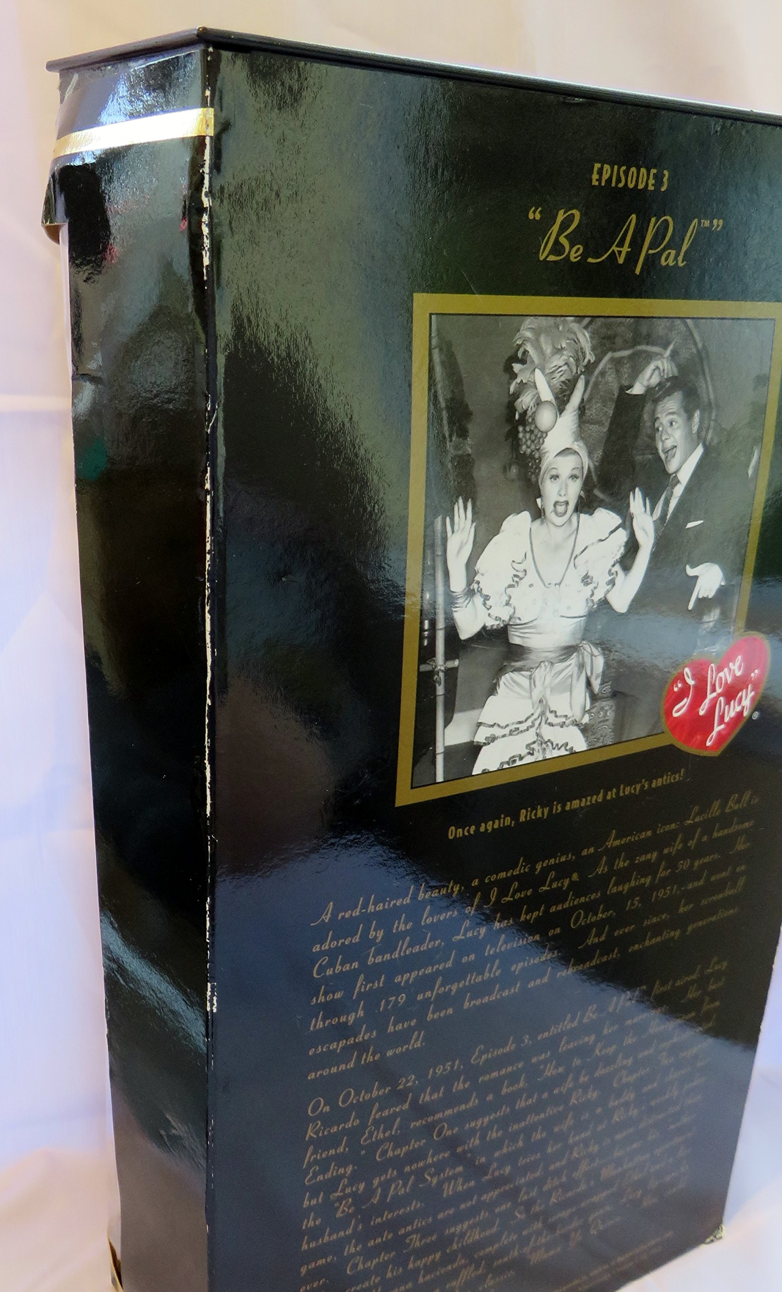 MATTEL I LOVE LUCY Barbie Doll 'Be A Pal' - 2002 Limited Edition Timeless Treasures Collection - Vintage Collectible Doll for Display & Gifting