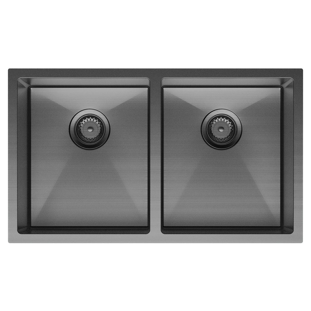 Premium FIENZA Double Bowl Stainless Steel Kitchen Sink Set - 68403CM KIT for Modern Homes | Perfect for Meal Prep, Dishwashing & Multi-Task Cooking