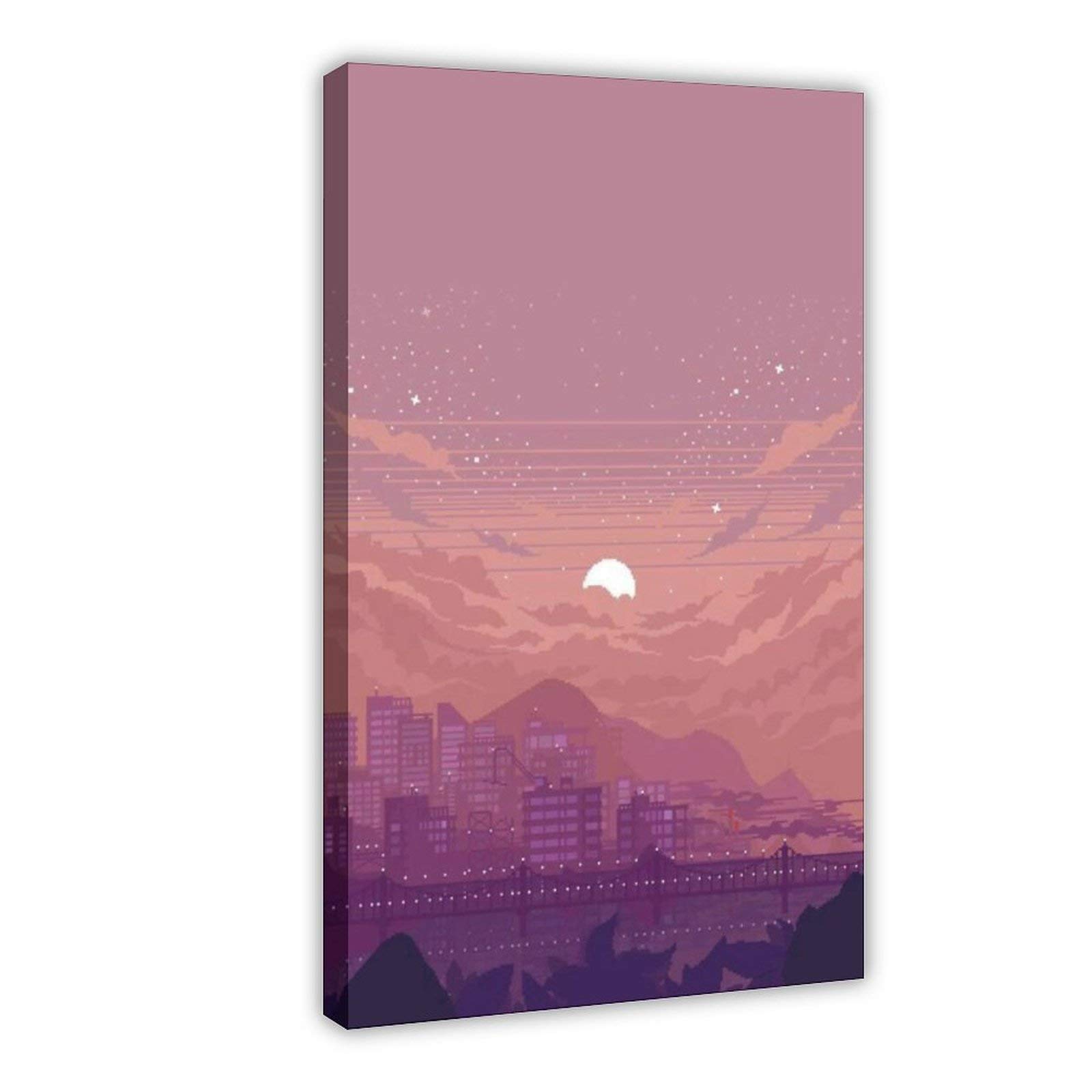 Studio Ghibli Anime Wall Art - Set of 3 Canvas Prints (24×36 inch/60×90cm) for Living Room & Bedroom Decor - Perfect for Anime Fans & Home Theater Rooms