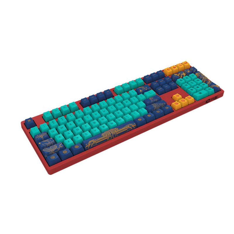Akko 3108 V2 World Tour Beijing Edition Wired Mechanical Gaming Keyboard with Cherry MX Sakura Switches - Perfect for Typing, Gaming & Office Work