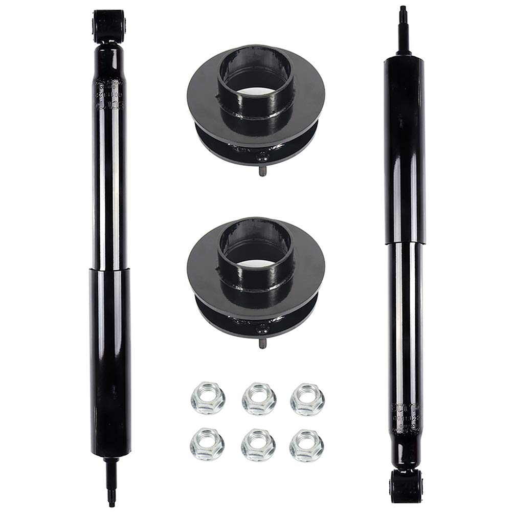 SCITOO 2 Inch Front Strut Shock Absorber Leveling Lift Kit for Dodge Ram 1500 1994-2001 & Ram 2500 1994-2002 | Heavy Duty Suspension Upgrade for Off-Roading, Towing & Improved Ride Quality
