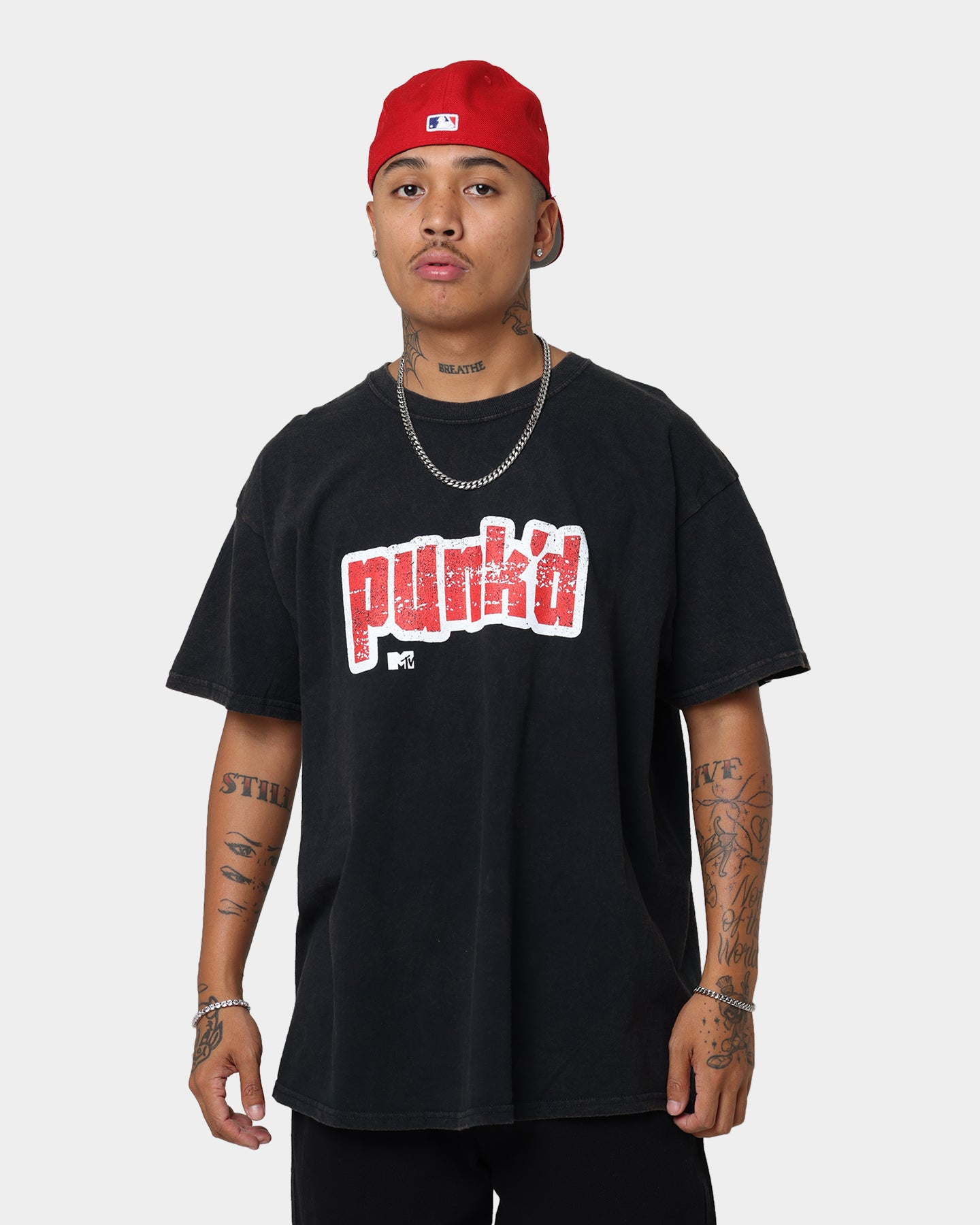 Vintage MTV Punk'd Graphic T-Shirt - Black Washed Cotton Tee for Men & Women - Perfect for Casual Wear, Street Style & 90s Retro Outfits