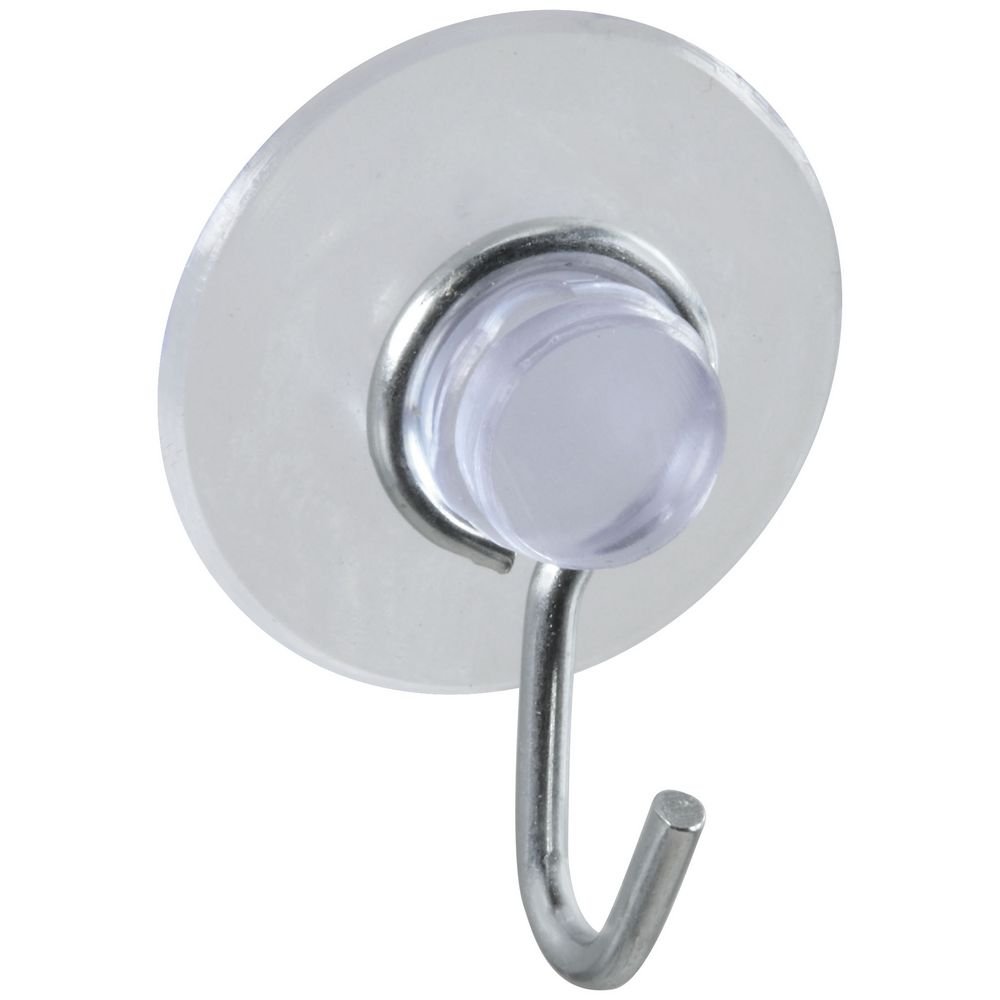 National Hardware N259-937 V2524 Clear Suction Cups - 5 Pack for Windows, Bathroom, Kitchen & Home Organization