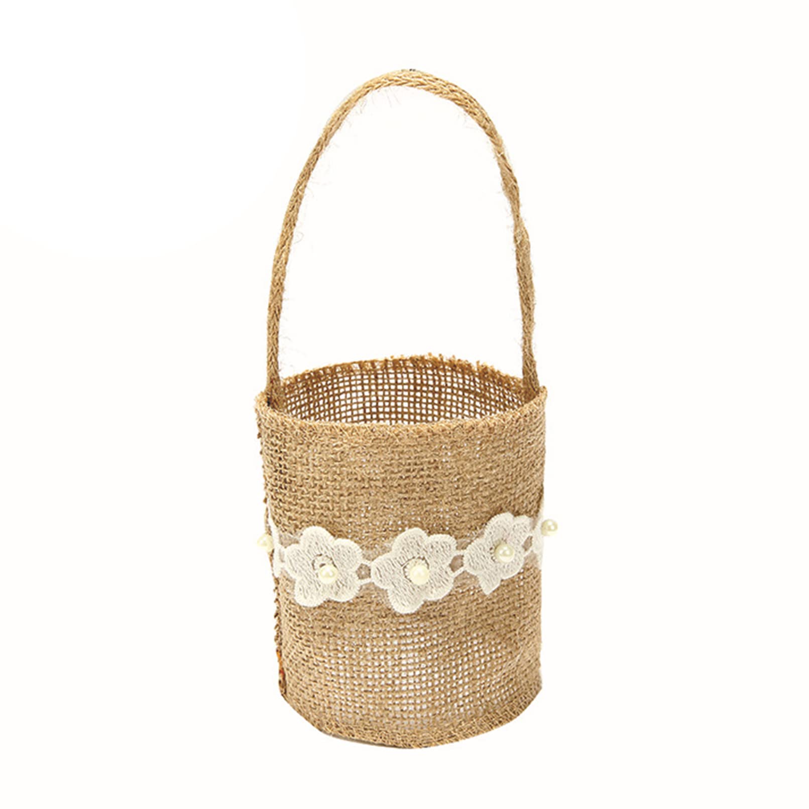 Natural Burlap Utensil Holders - Rustic Wedding Napkin Bags for Bridal Shower Decor