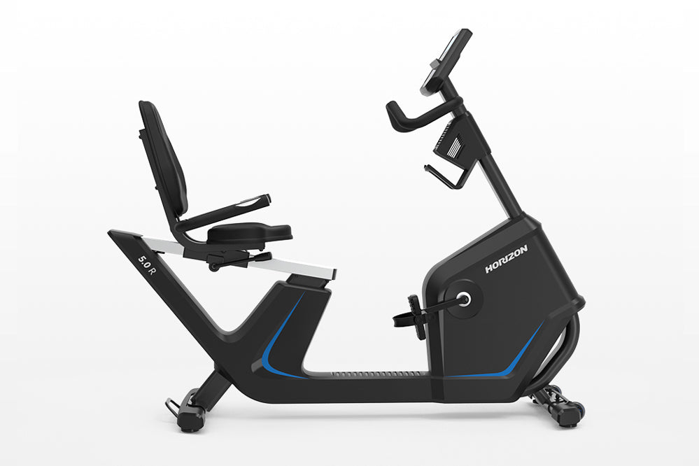 Horizon 5.0 R Recumbent Exercise Bike - Comfortable Home Fitness Equipment for Seniors & Rehab | Perfect for Low-Impact Workouts, Physical Therapy & Home Gym