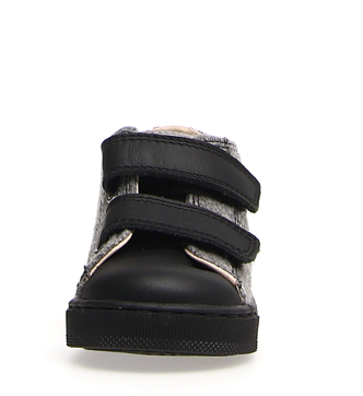 Falcotto Kids' Michael Fashion Sneakers for Boys and Girls - Black/Grey | Comfortable & Stylish for School, Play & Everyday Wear