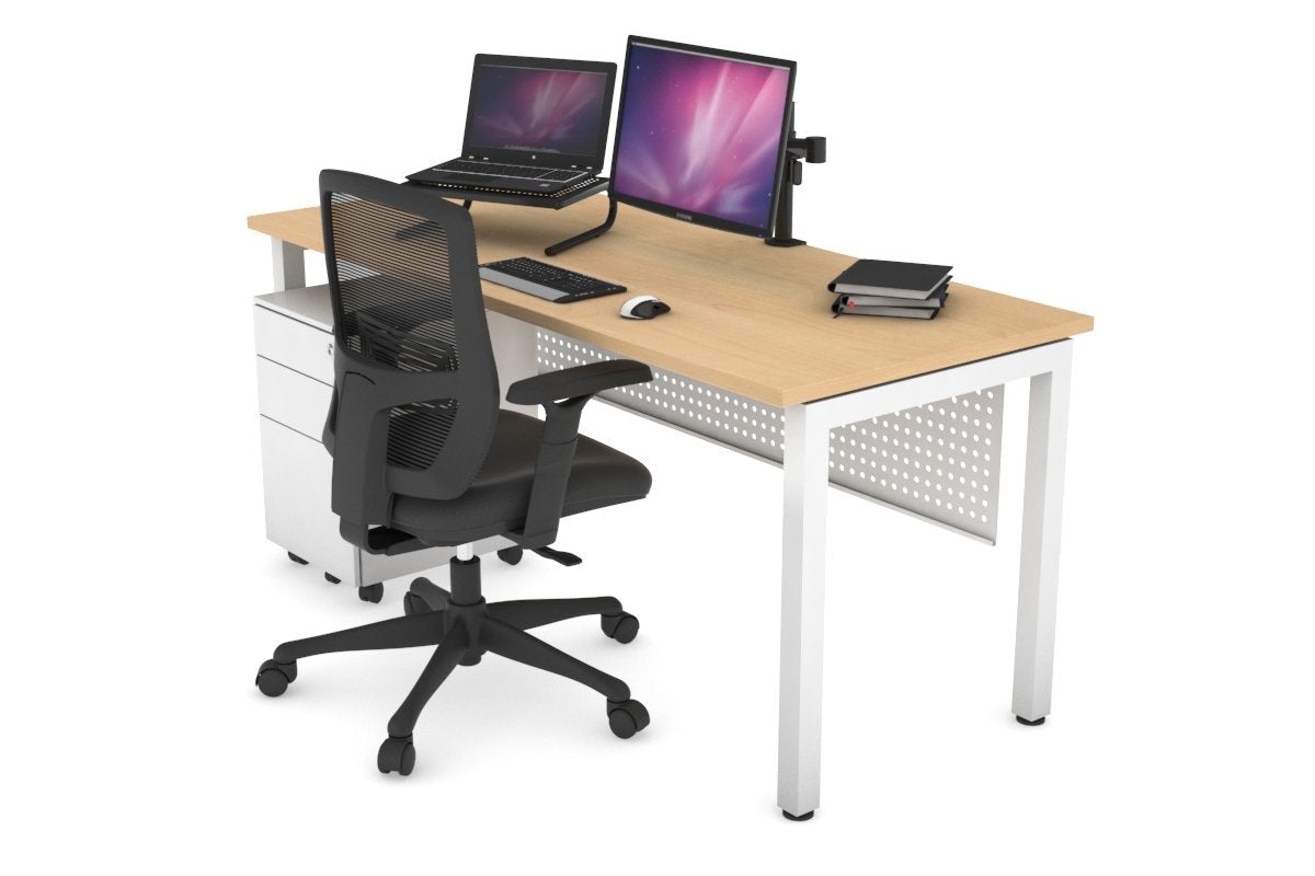 Quadro Square Legs Office Desk - 47.2