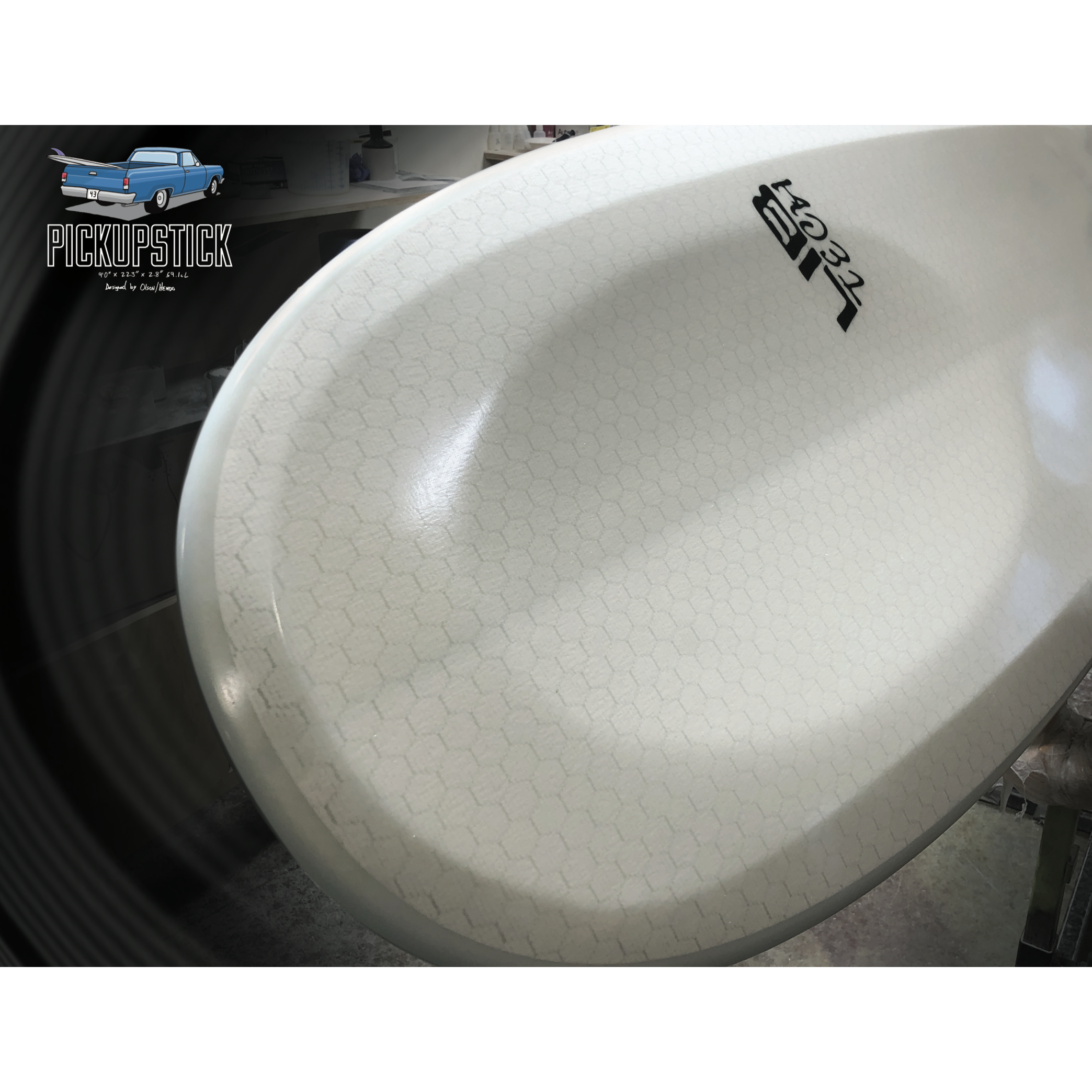 Libtech Pickup Stick 9'0 Surfboard - FCSII Compatible - Perfect for Big Wave Surfing & Beach Adventures