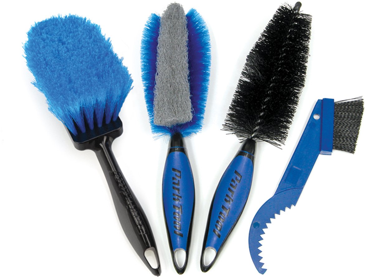 Park Tool Bike Cleaning Brush Kit - 5-Piece Professional Bicycle Maintenance Set for Chain, Cassette & Frame - Perfect for Road & Mountain Bike Cleaning at Home or Workshop