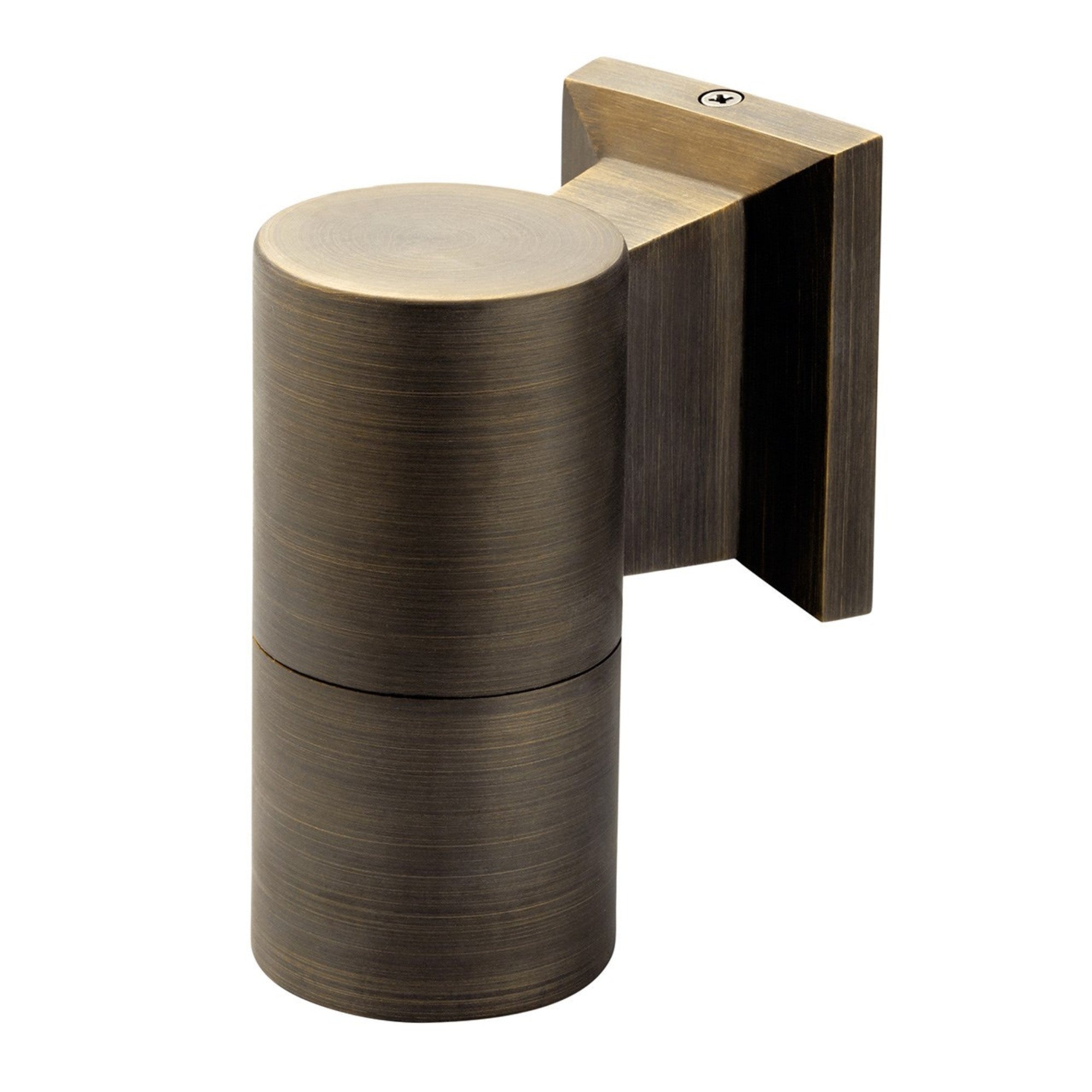 12V LED Small Up or Down Sconce Light in Centennial Brass Finish - Perfect for Bedroom, Hallway, and Staircase Lighting