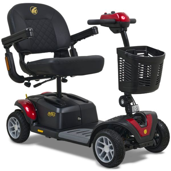 Golden Technologies Buzzaround EX 4 Wheel Mobility Scooter - Lightweight & Foldable Electric Scooter for Adults & Seniors - Ideal for Indoor/Outdoor Use, Shopping Malls & Travel