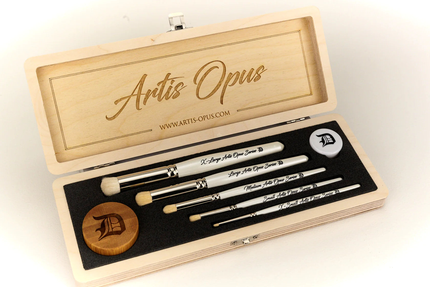Artis Opus Series D Drybrush Set - 5 Premium Miniature Painting Brushes for Warhammer, D&D & Tabletop Gaming - Perfect for Detail Work & Drybrushing Techniques
