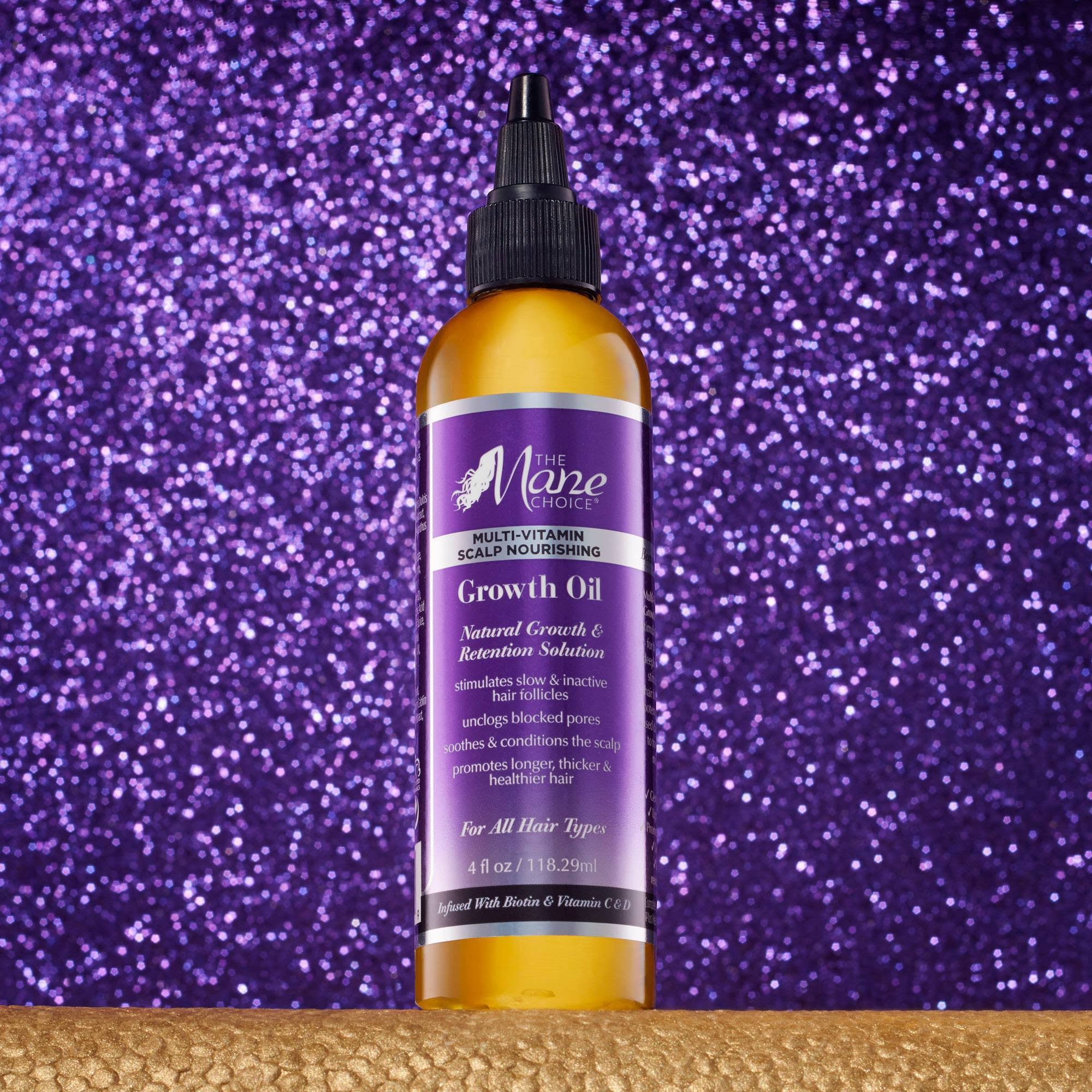 Mane Choice Hair Growth Oil 4oz - Natural Scalp Treatment for Thicker, Longer Hair | Perfect for Daily Use & Styling