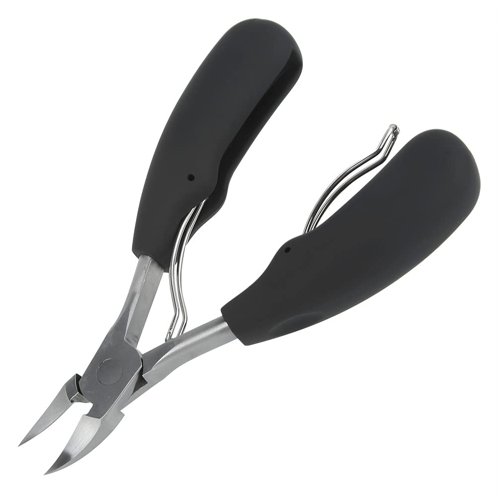 Professional Stainless Steel Nail Clippers for Thick & Ingrown Nails - Pointed Tip Pedicure Tool for Paronychia Care | Perfect Manicure & Pedicure Gift Set for Home & Salon Use