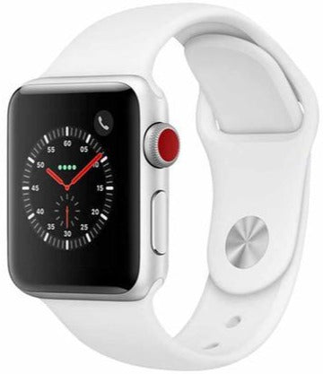 Apple Watch Series 3 GPS 38mm Silver Aluminum Case - Smartwatch for Fitness Tracking, Heart Rate Monitor & iPhone Compatibility | Perfect for Running, Swimming & Daily Activity Tracking