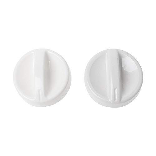 2Pcs Universal Microwave Oven Plastic Spool Rotary Knob Timer Control Switch Replacement Parts - Perfect for Whirlpool, GE, Samsung & More - Easy DIY Repair for Microwave Oven Buttons & Timer Controls