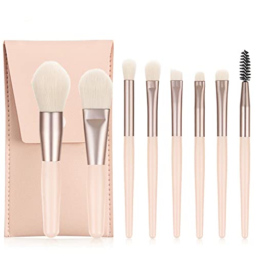 GALENO 13-Piece Synthetic Bristle Makeup Brush Set with Soft Bristles & PU Leather Pouch – Professional Cosmetic Brushes for Foundation, Blending, Contouring, Eyeshadow & More – Perfect for Travel & Everyday Makeup Application