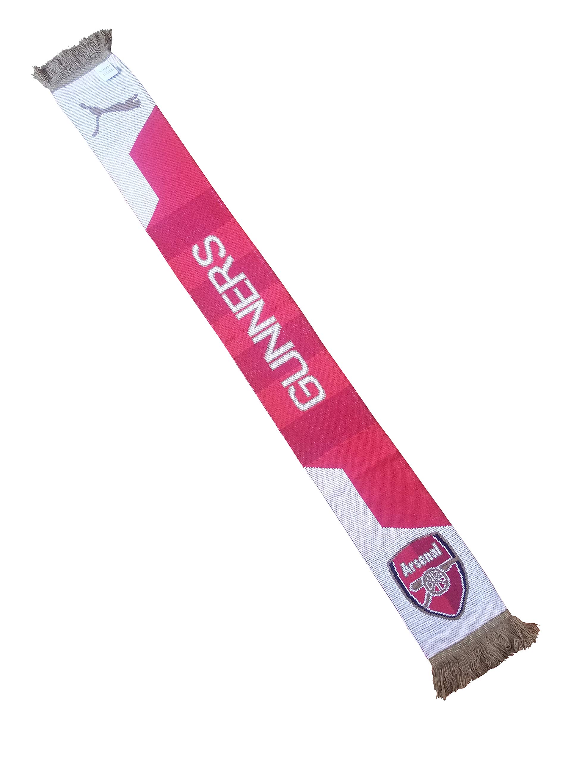 Puma Arsenal Fan Scarf - Official Football Team Scarf for Men & Women - Perfect for Games, Cold Weather & Fan Support