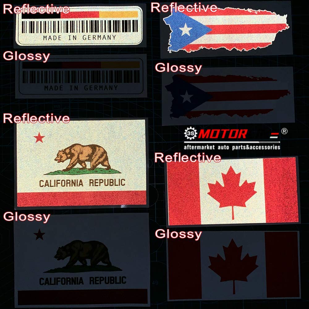 Peace Sign Anti-War Symbol American Flag Vinyl Decal Sticker Set - 3 Pack (2