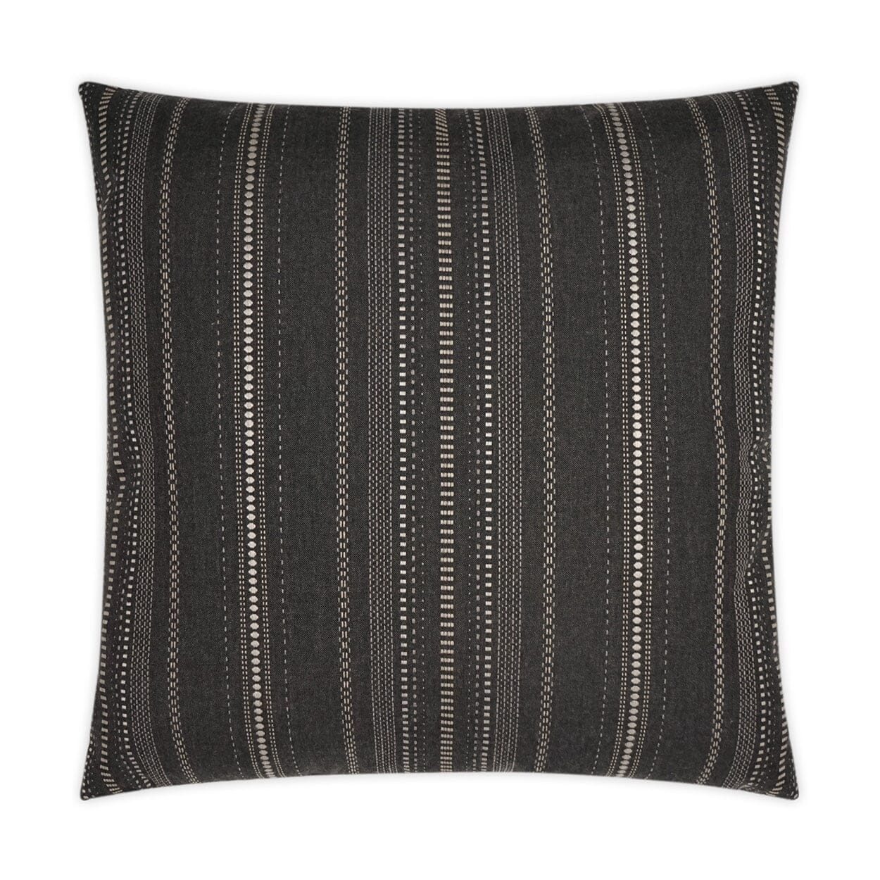 D.V. Kap 22 x 22 Outdoor Throw Pillow - Copeland Onyx Pattern - Waterproof & UV Resistant - Perfect for Patio, Garden, Poolside & Porch Decor