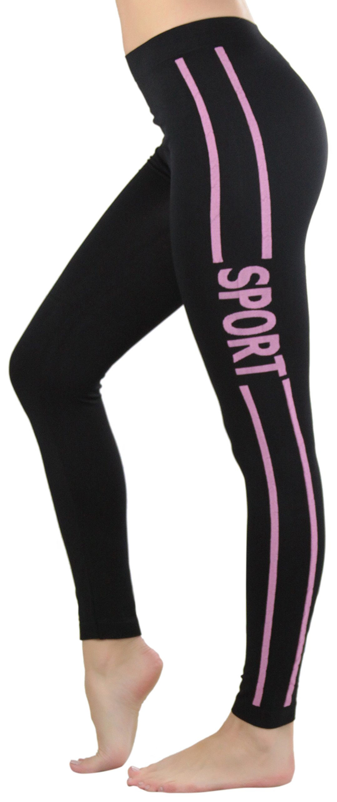 ToBeInStyle Women's Classic Fit Active Pants, Leggings & Capris - Comfortable Workout & Yoga Pants for Running, Gym, Lounge & Everyday Wear