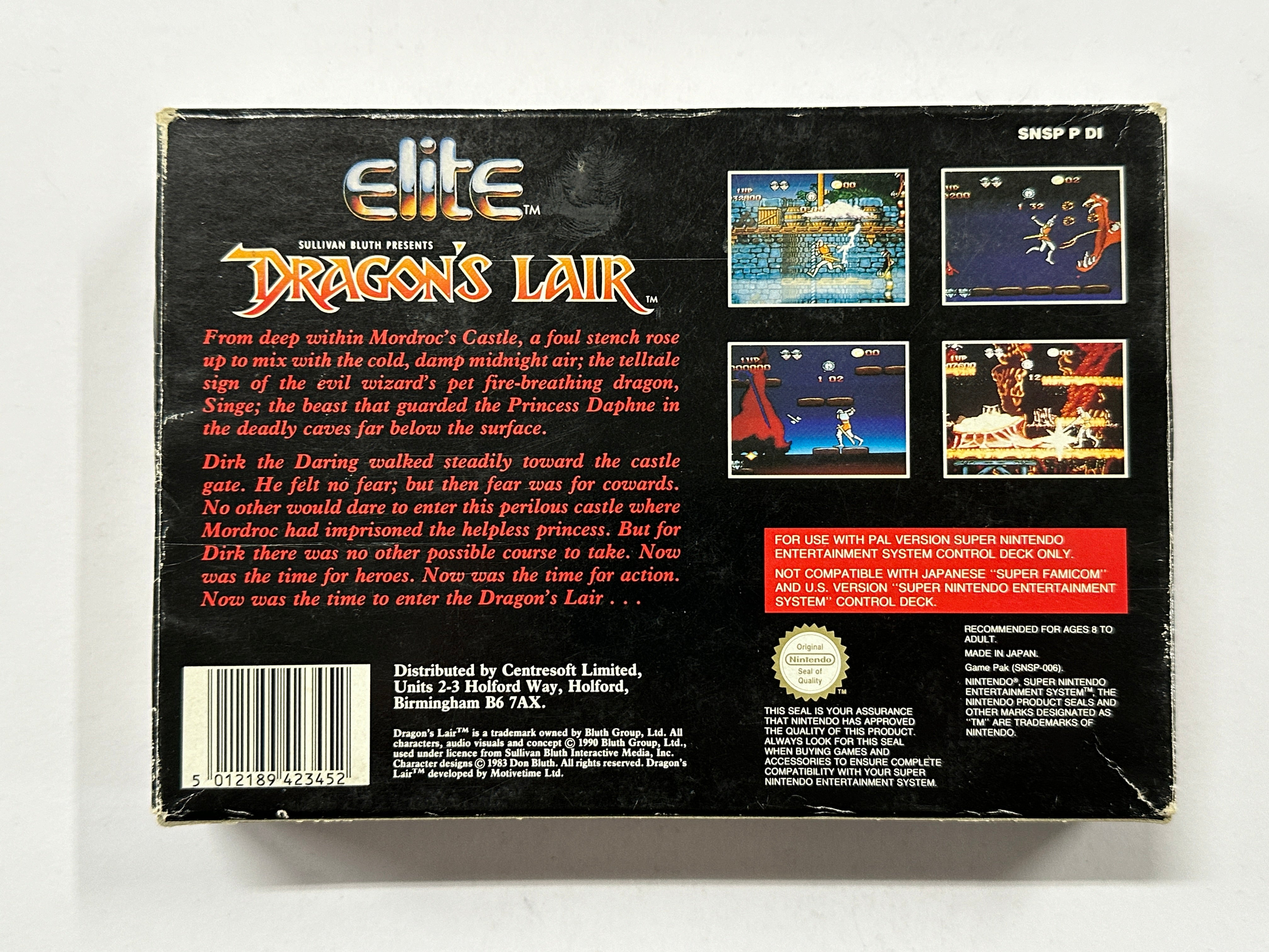 Dragons Lair Complete In Box - Classic Arcade Game for Home Entertainment & Retro Gaming Collection - Perfect for Game Rooms, Man Caves & Nostalgic Gift Giving