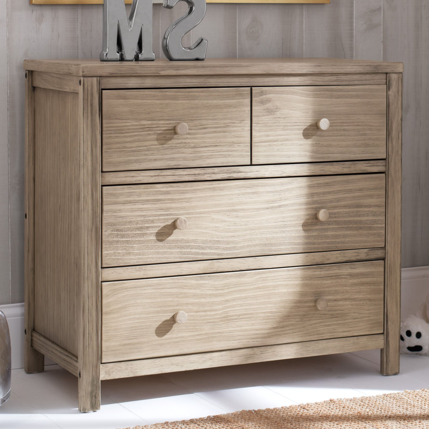 Cambridge 3-Drawer Wooden Dresser for Bedroom - Sturdy Storage Chest with Smooth Gliding Drawers | Perfect for Bedroom Organization, Guest Room, or Nursery Furniture