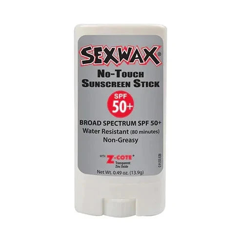 Sex Wax No Touch Face Stick Zinc 14g - Reef Safe Sunscreen for Surfing, Swimming & Outdoor Activities