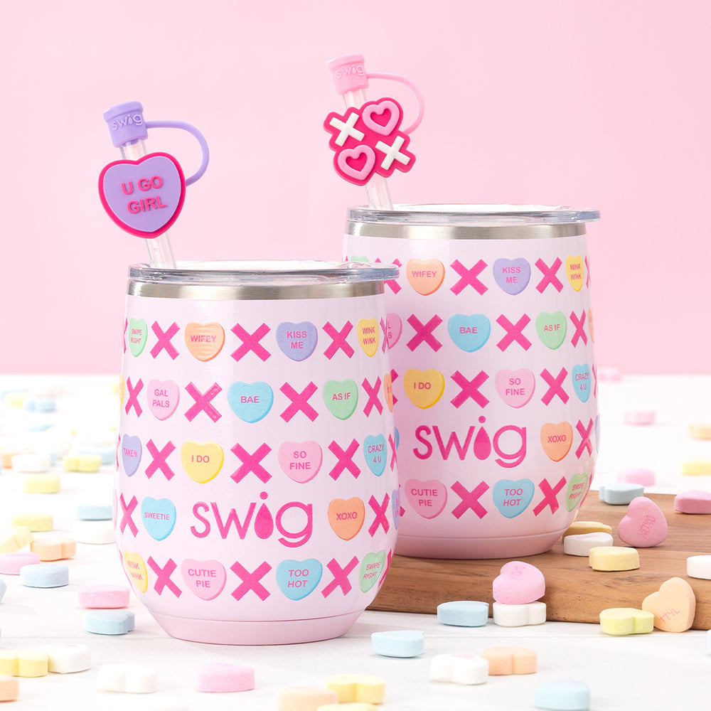 Be Mine Stemless Wine Glass 12oz - Elegant & Durable for Romantic Dinners, Valentine's Day & Anniversary Celebrations