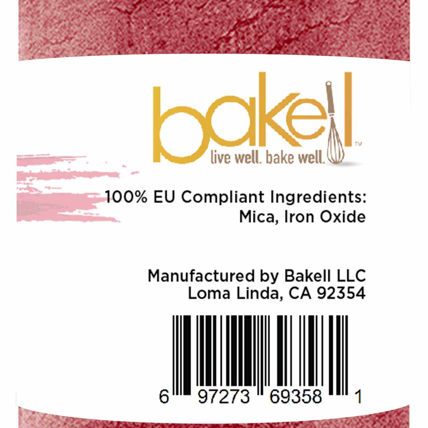 Premium Burgundy Luster Dust for Cake Decorating - Food Safe, EU Compliant Edible Glitter - Perfect for Wedding Cakes, Cupcakes & Dessert Decoration