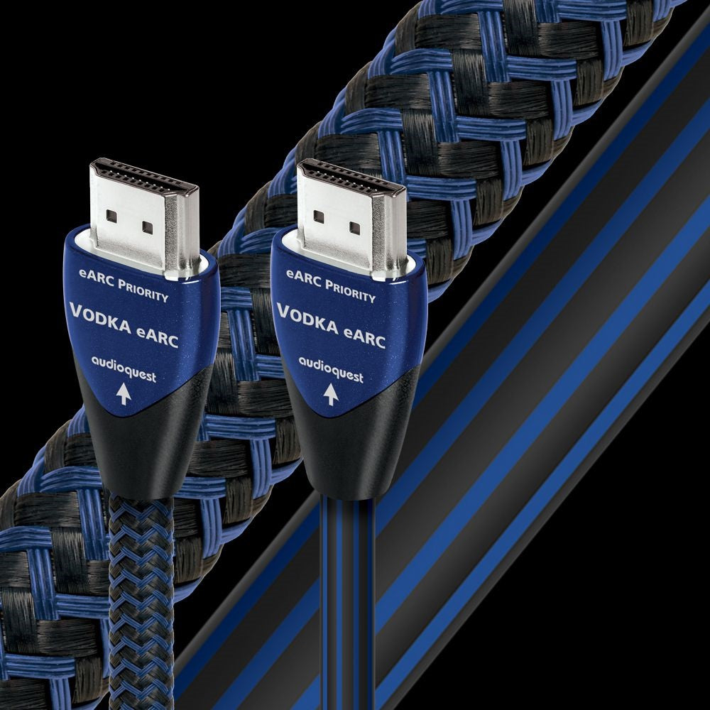 AudioQuest Vodka eARC HDMI Cable 8K Ultra High Speed 48Gbps - Perfect for Home Theater, Gaming & 4K/8K Streaming