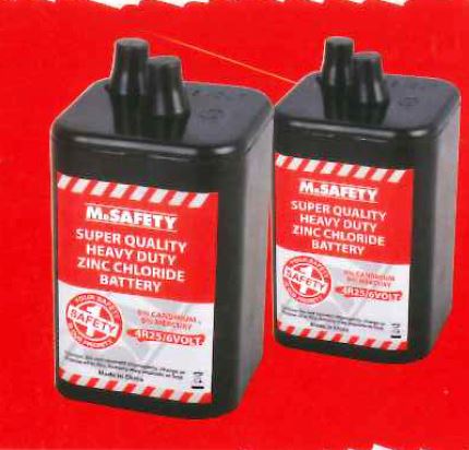 6V 4R25 Battery #7001 - Replacement for BAT 6V Model - Long Lasting Power Supply for Flashlights, Toys, and Emergency Equipment