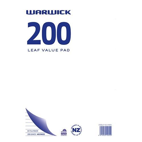 200-Leaf Warwick Value Pad - Premium Quality Sketchbook for Artists, Students & Professionals - Perfect for Drawing, Sketching & Watercolor Painting