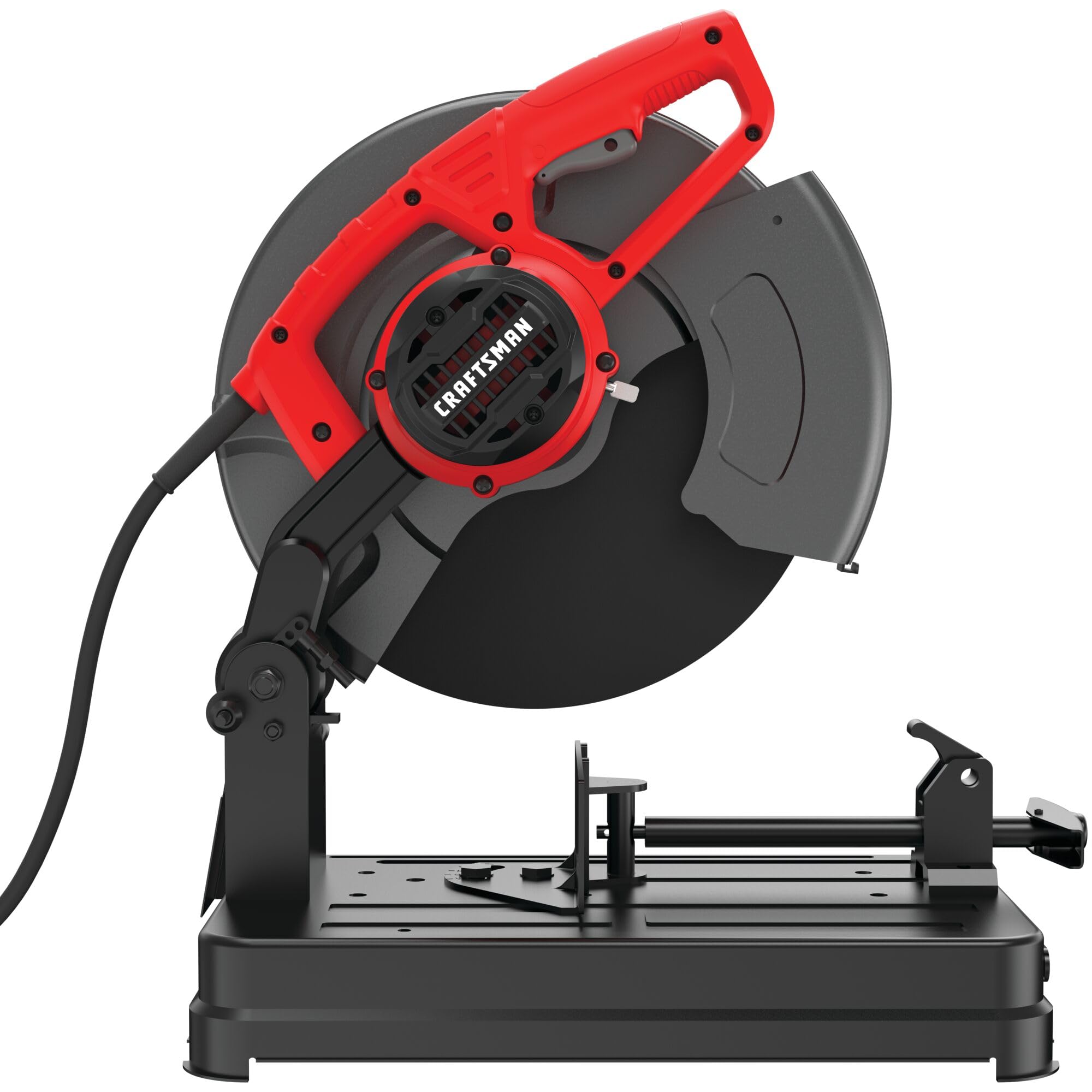 CRAFTSMAN 14-Inch 15-Amp Corded Chop Saw (CMEM2500) - Heavy-Duty Metal & Wood Cutting for DIY Projects & Construction Work