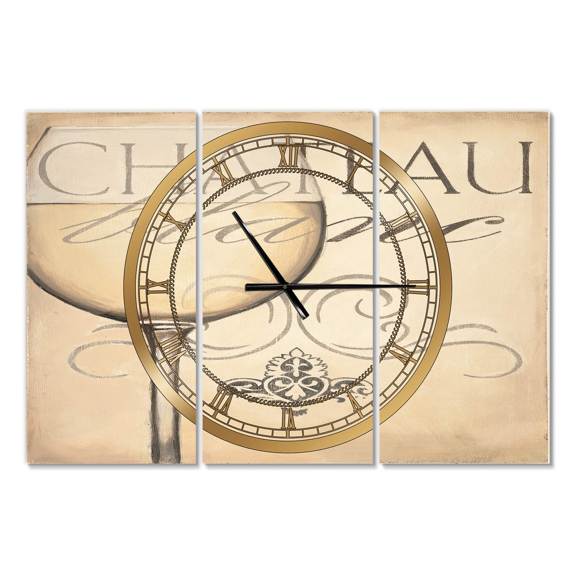 Designart $20 Modern Round Metal Wall Clock - Contemporary Circle Wall Art for Home, Living Room, Bedroom & Office Decor | Perfect for Minimalist Interiors & Gift Giving