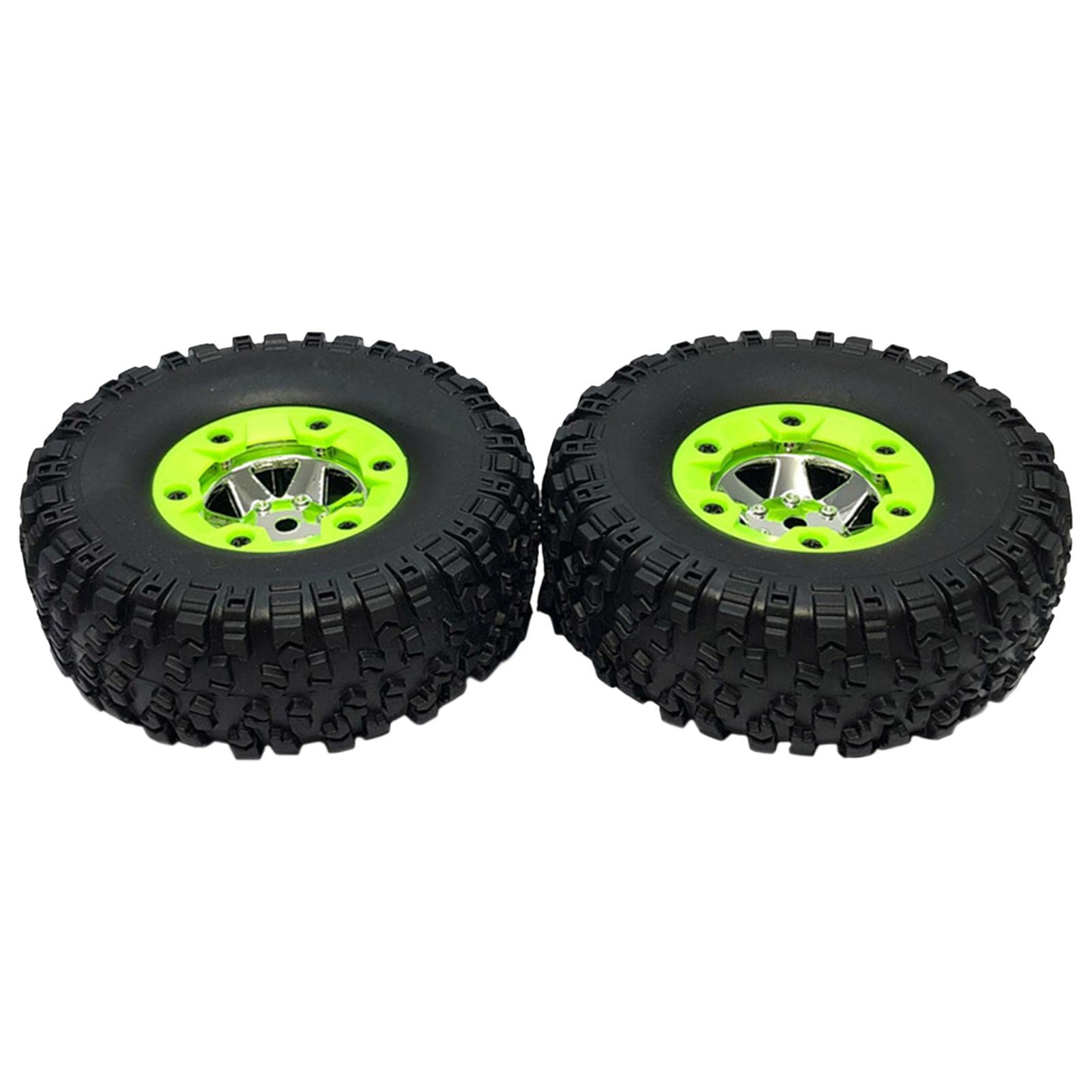 AMLESO DIY RC Car Tires 1/12 Scale - 2 Right Tires for 124018 124016 Model Trucks & Crawlers - Upgrade & Customize Your RC Vehicle for Off-Road Racing & Crawling Adventures