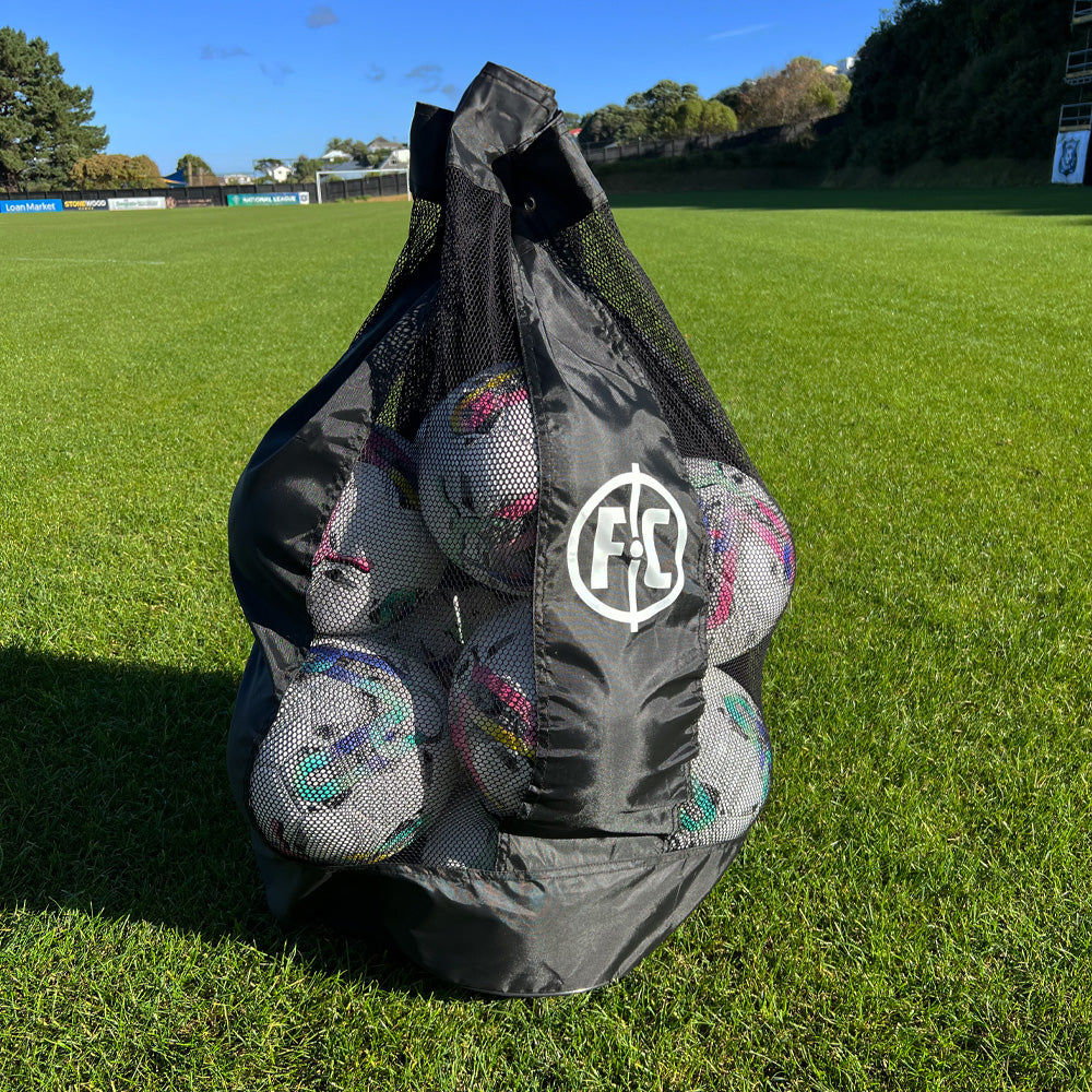 FC Shoulder Strap Ball Bag - Portable Sports Equipment Organizer for Baseball, Softball & Tennis | Perfect for Training, Games & Outdoor Activities